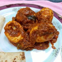 A picture of Nadan Mutta Roast (Kerala Style Egg Roast) Dry Egg Curry Recipe.