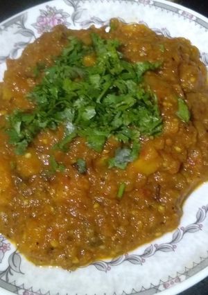आलू बैगन की सब्जी रेसिपी मुख्य फोटो