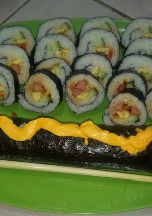 Foto resep Gimbap/kimbap sederhana ala me 😄