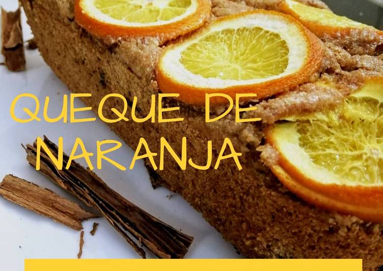 Queque naranja - canela