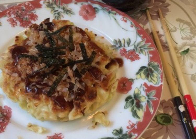 Steps to Cook Tasty Okonomiyaki