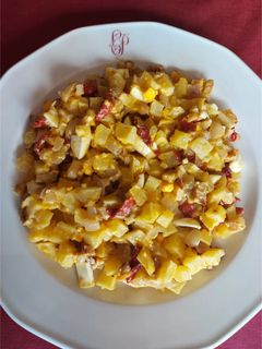 Una foto de Revuelto de patatas