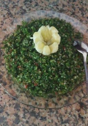 صورة لوصفة تبولة