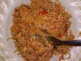 Fried indomie (instant noodles)