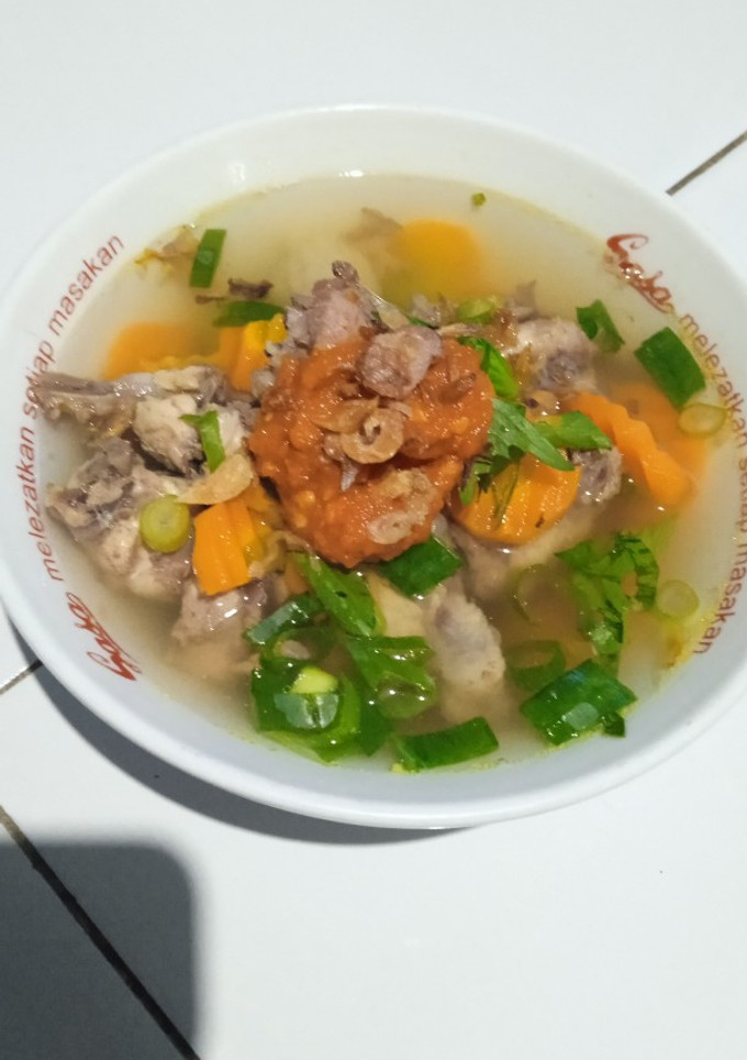 Foto resep Sup ayam favorit keluarga