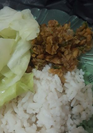 Foto resep Menu Tanggal Tua : Sambel Tempe Goreng Endeuuuuzzzz