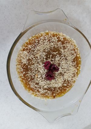 عکسی از دستور حلوا زعفرونی