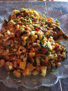 Una foto de Ensalada de legumbres