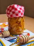 Ajos y jengibre fermentados en miel de abejas 🧄🫚🍯🐝
