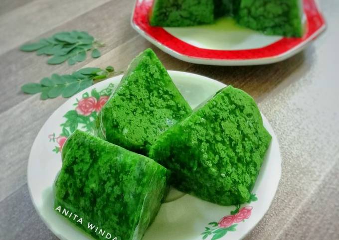 Mudah Banget Masakan Resep Puding Lumut Daun Kelor