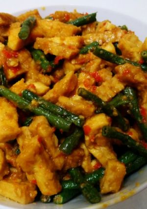 Foto resep Tempe Tahu Campur Kacang Saus Tiram