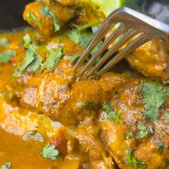 A picture of Jamaican Curry Chicken.
