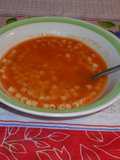 Sopa de pasta casera mexicana