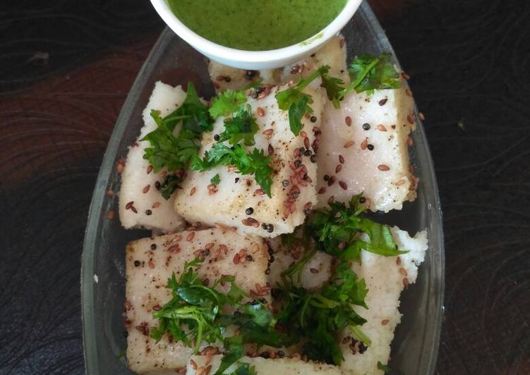 Simple Way to Make Favorite White dhokla