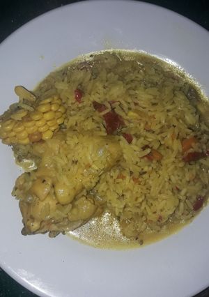 Una foto de Risotto a la Carolina