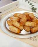 好酥脆「起司年糕吉拿棒」鹹甜滋味！！