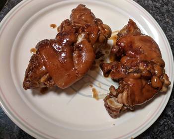 Update, Serving Recipe Chinese Braised Pork Trotters Restaurant Style