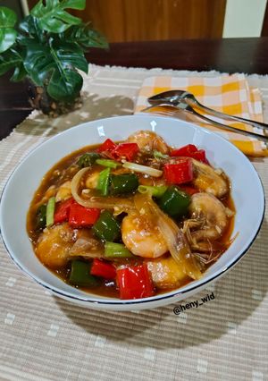 Foto resep Udang Saus Tiram