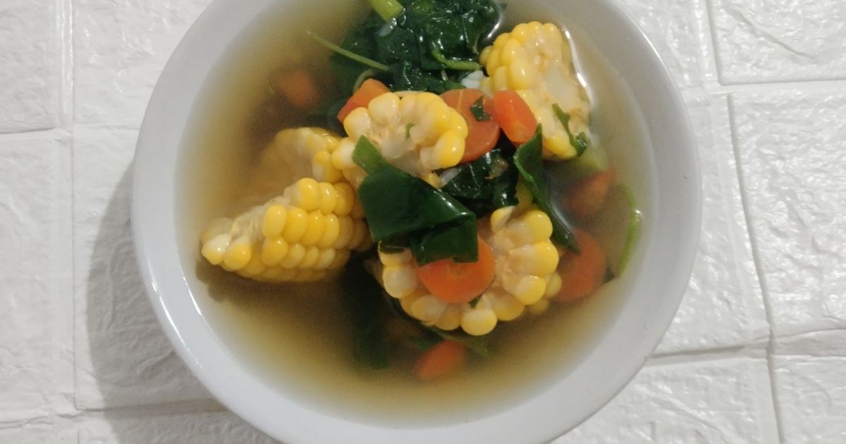 Tege Bayam (sayur bening)
