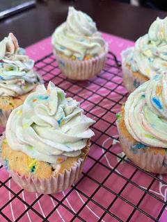 Una foto de Cupcakes de colores