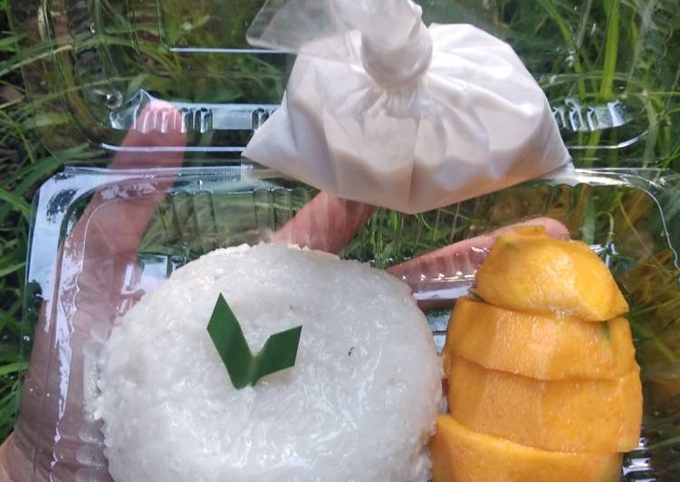 Cara buat Mango Sticky Rice (Authentic Recipe from Thailand)  Mudah