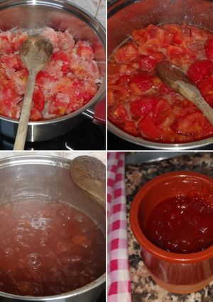 Una foto de Mermelada de tomate 🍅🍅