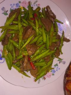 Foto resep Tumis buncis baso saus tiram