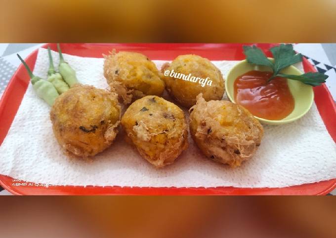 Anti Ribet, Membuat Perkedel labu isi sayur Gampang