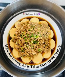 chả trứng thịt hấp