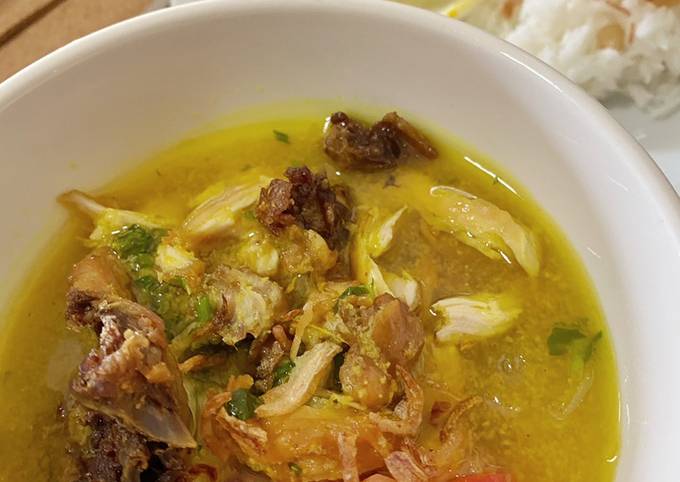 Cara Praktis Menyiapkan Soto Ayam Kemiri Yang Enak