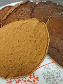 巧克力牛奶香蕉鬆餅 的食譜成品照片