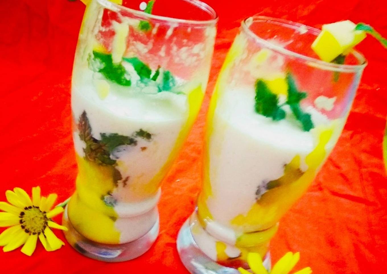 Oats-mango smoothie