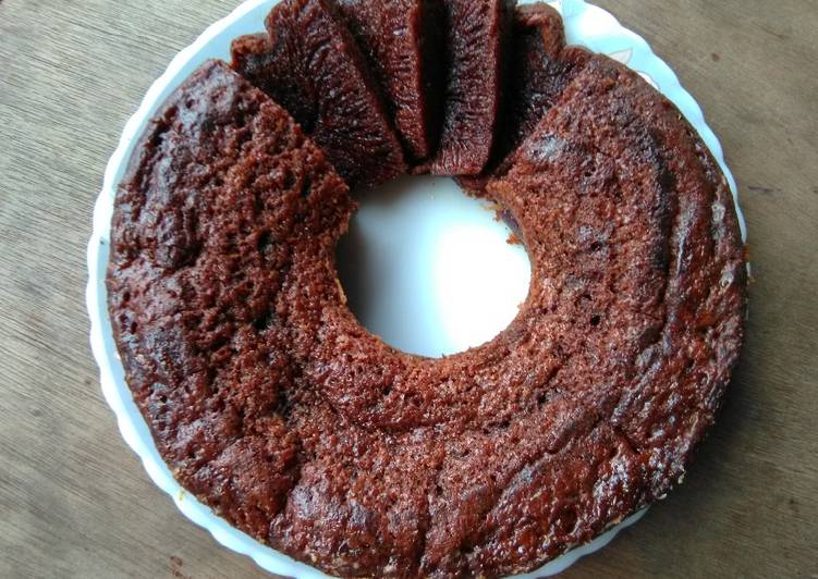 resep membuat Bolu Caramel/Sarang Semut yang kenyang