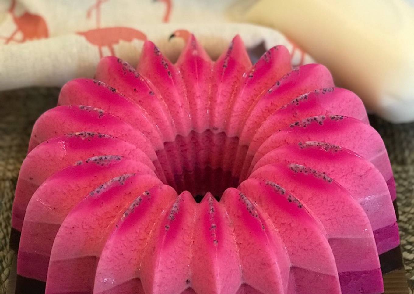 Ombre Dragon Choco Pudding