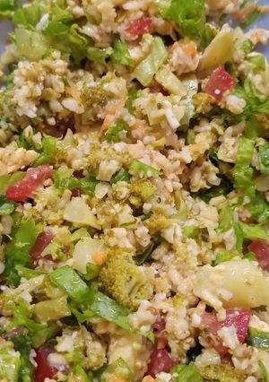 Una foto de Ensalada rompe peras