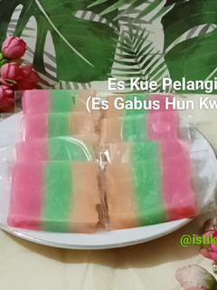 Foto resep 456. Es Kue Pelangi (Es Gabus Hun Kwee)