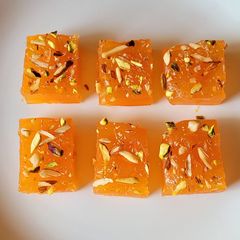 A picture of Karachi/Fresh Orange Halwa.