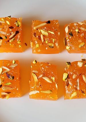 A picture of Karachi/Fresh Orange Halwa.