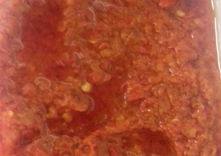 Sambal Pedas manis goreng..😥
