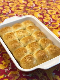 手撕麵包（韭菜蝦皮口味）Pull Apart Bread 的食譜成品照片