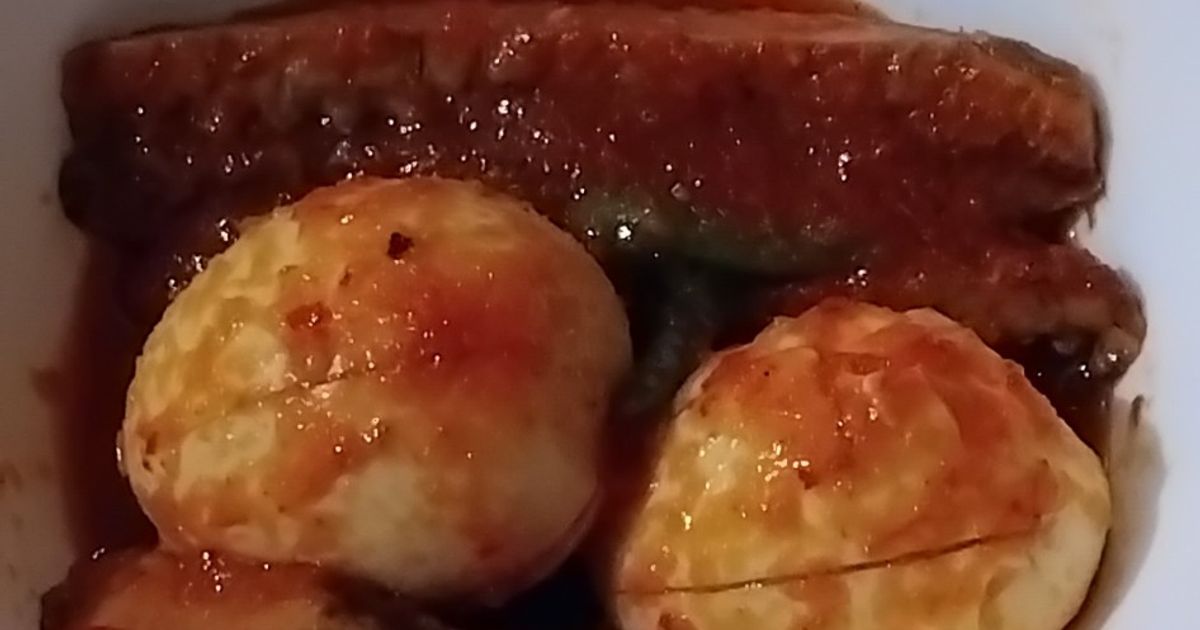 Balado Pindang Tongkol dan Telor