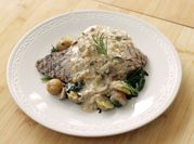 Gambar mushroom sauce steak