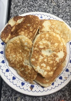 Una foto de Hotcakes de banana sin gluten