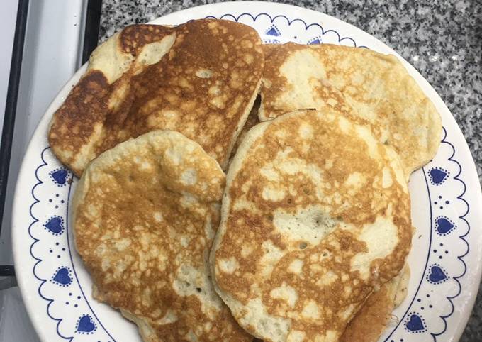 Hotcakes de banana sin gluten Receta de Johana Ailin- Cookpad