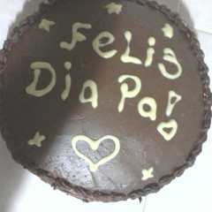 Una foto de Ganache de chocolate