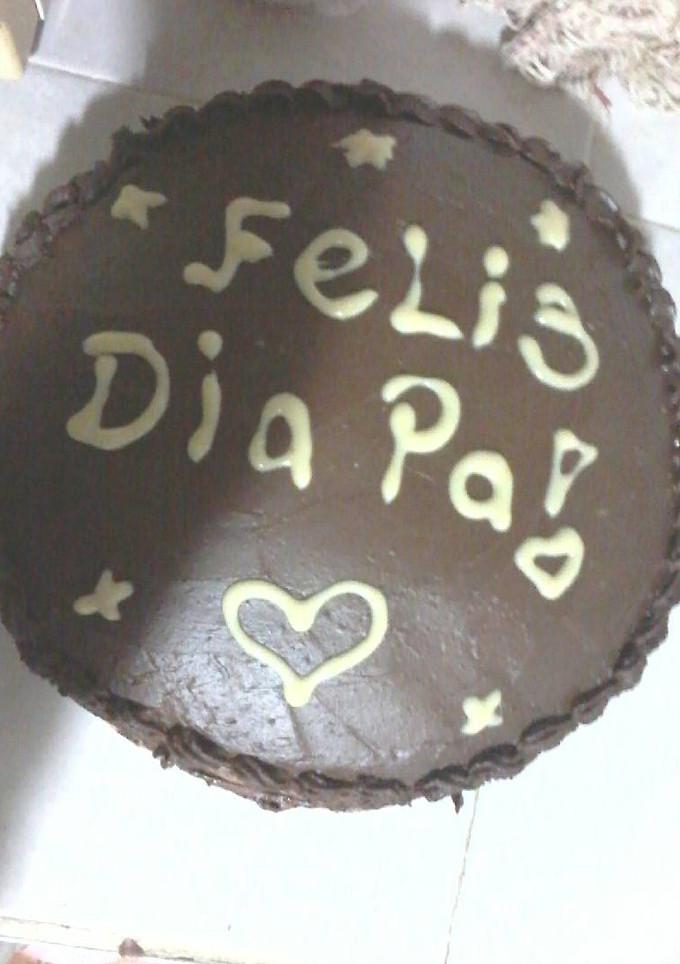 Una foto de Ganache de chocolate