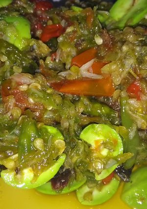 Foto resep Tongkol Sambal hijau dan pete