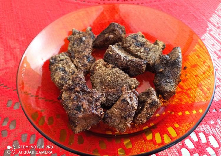 Fígado bovino empanado - Tudogosreceitas