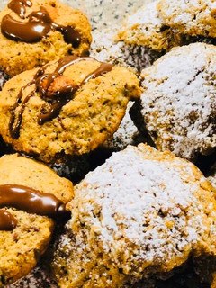 Una foto de Galletitas integrales con avena y sin huevo