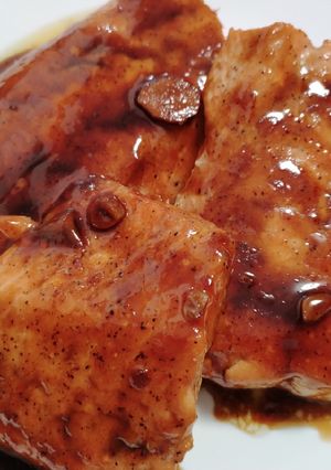 A picture of Citrus teriyaki salmon.